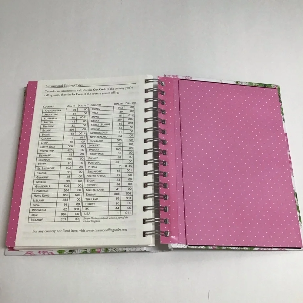 Rose Garden Large Address Book Peter Pauper Press Pink Floral Hardcover Spiral